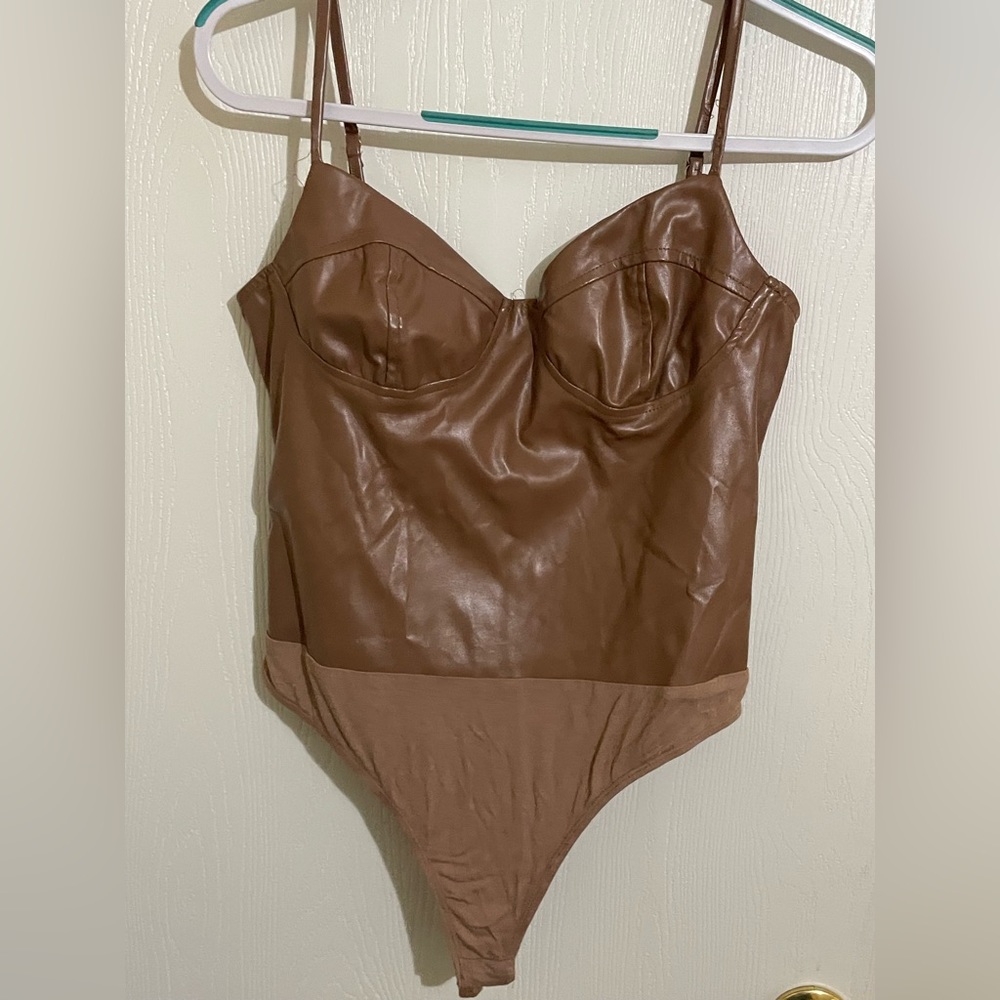 Leather body suit 🔥